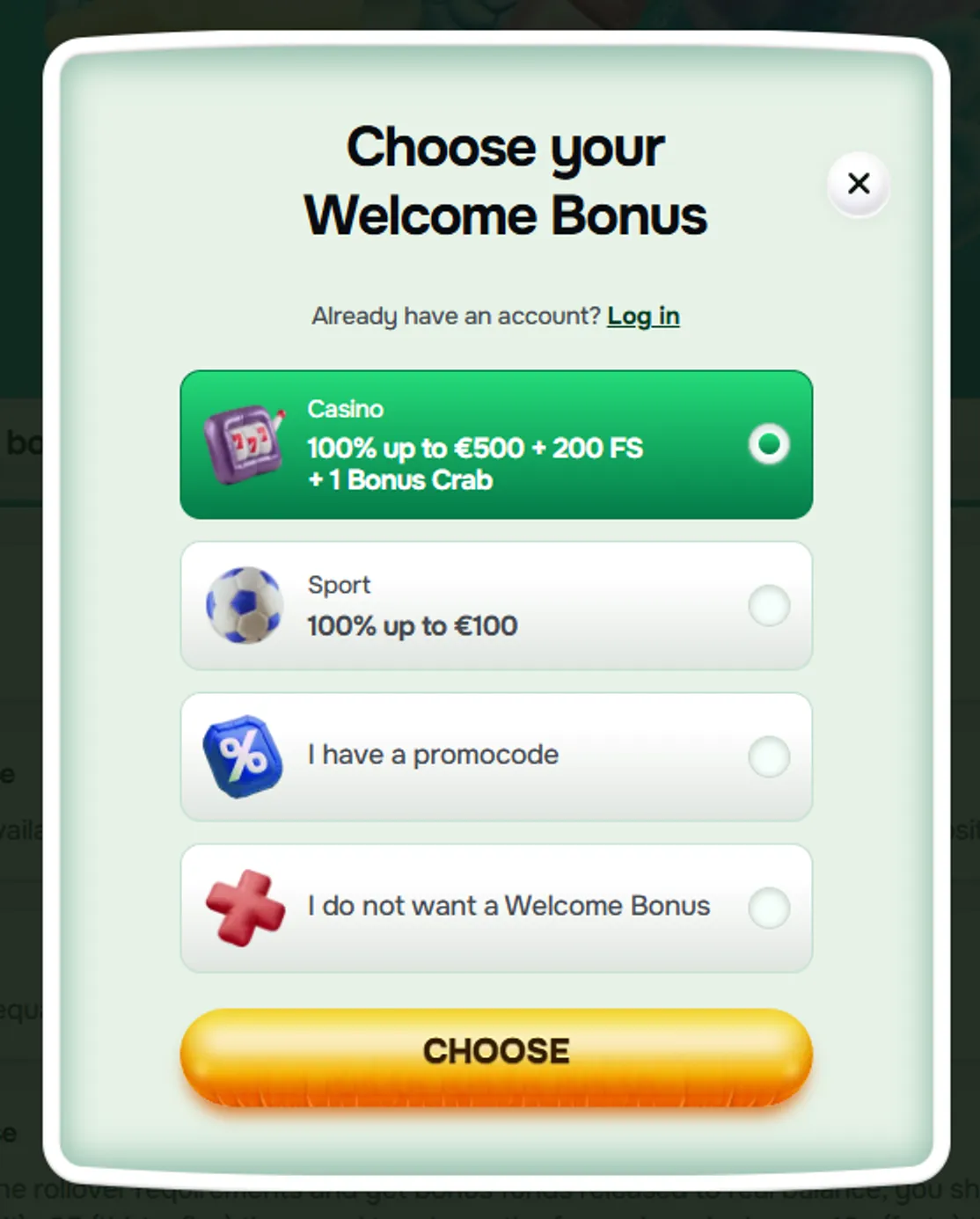 Cbet login